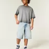 Washed Baggy Crop Crew T-Shirt,Washed Baggy Crop Crew T-Shirt