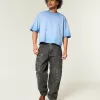 Washed Baggy Crop Crew T-Shirt,Washed Baggy Crop Crew T-Shirt