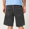 Washed Black Baggy Jean Shorts,Washed Black Baggy Jean Shorts