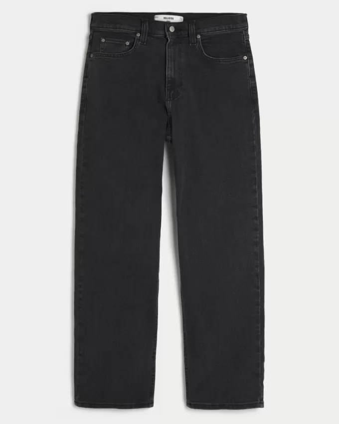 Washed Black Baggy Jeans,Washed Black Baggy Jeans