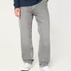 Washed Grey Loose Jeans,Washed Grey Loose Jeans