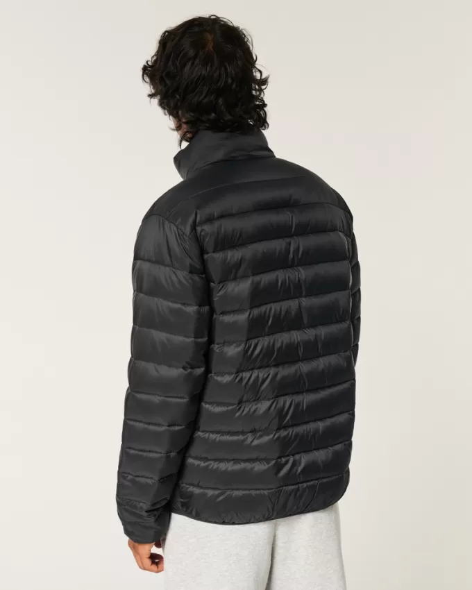 Zip-Up Puffer Jacket,Zip-Up Puffer Jacket