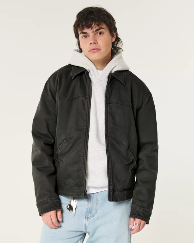 Zip-Up Workwear Jacket,Zip-Up Workwear Jacket
